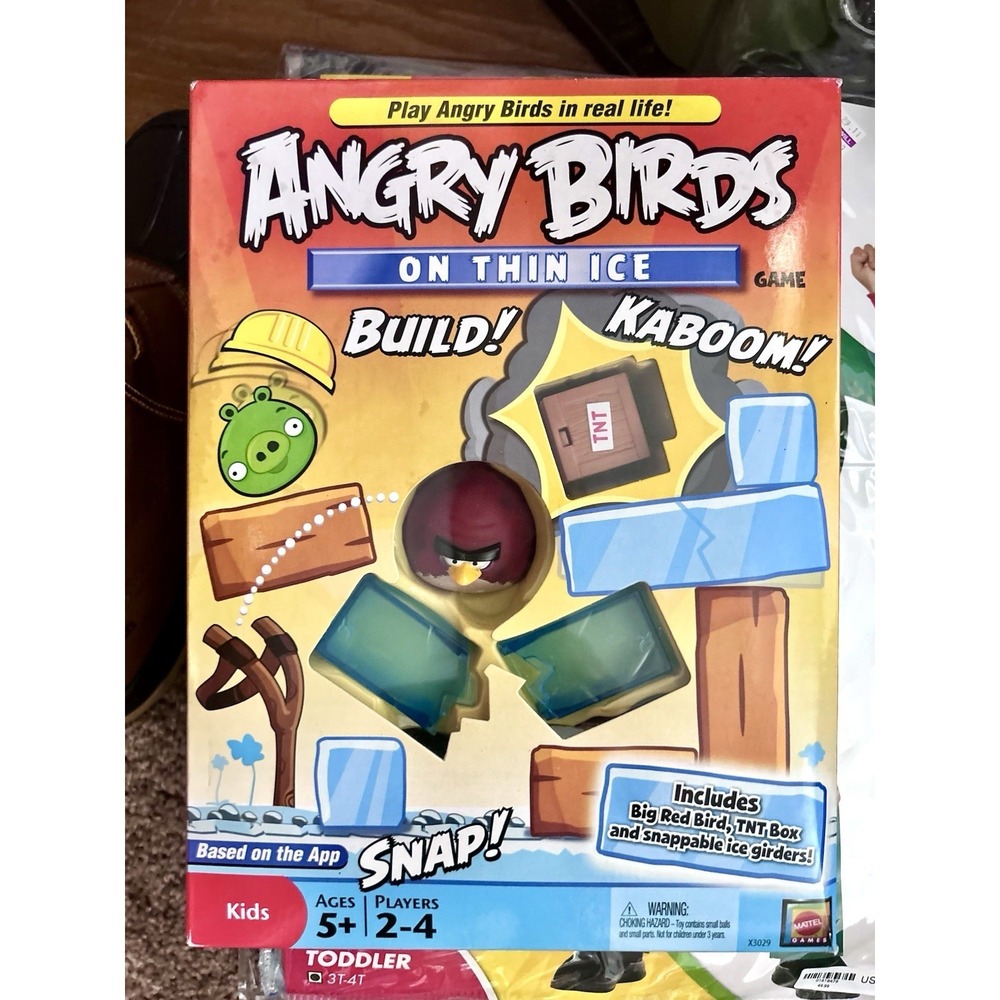 ANGRY BIRDS On Thin Ice GAME Mattel 2011 NEW